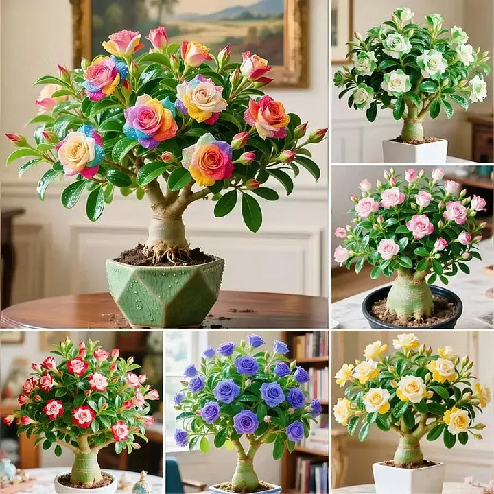 🇺🇸 Celebrate America’s 250th – Red, White & Blue Desert Rose (Adenium) Seedlings