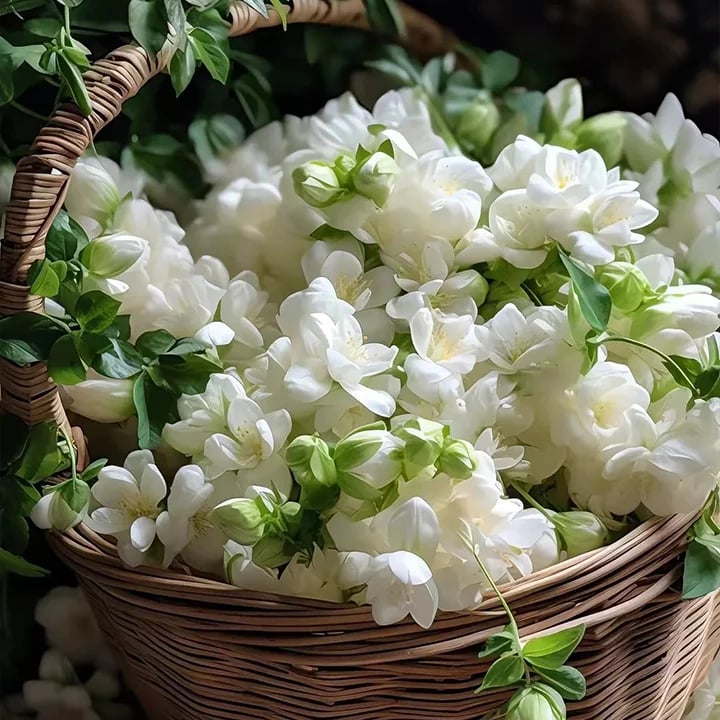 🌸 Last Day 49% OFF – Winter-Friendly Hanging Jasmine—Dreamy Indoor Flower🌿❄️