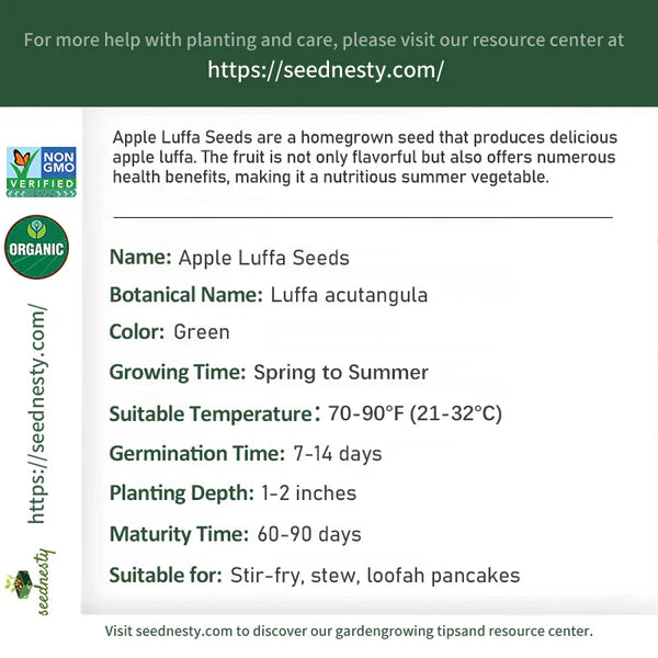 Apple Luffa Seeds