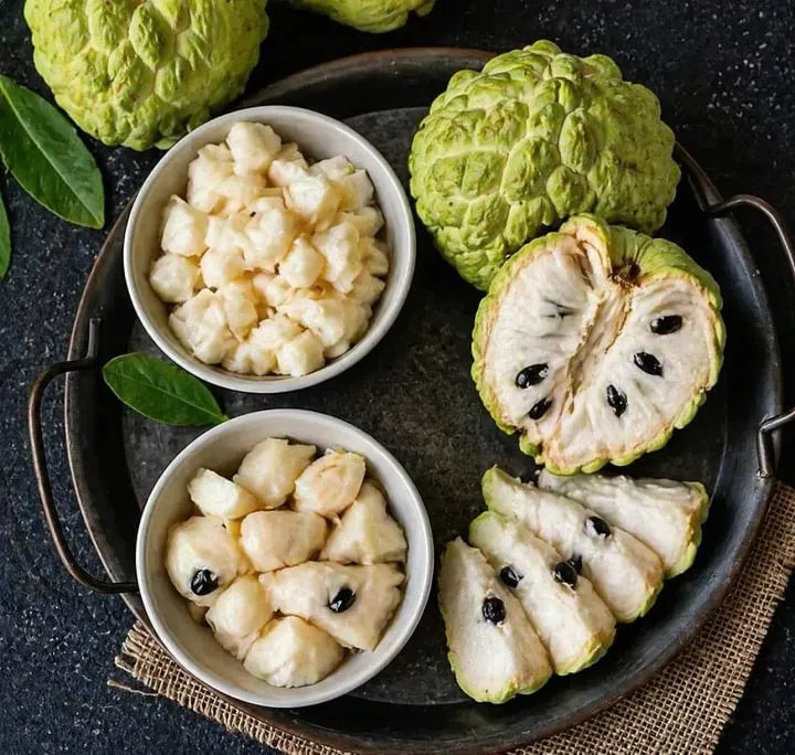 🍐✨Live Sugar Apple Seeds – Sweet Tropical Fruit for Home Gardenarden