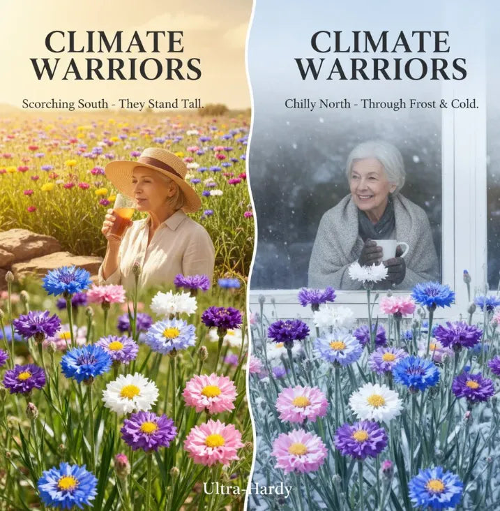 🌱Premium Cornflower Seeds - The"Unstoppable" Wildflower That GrowsAnywhere