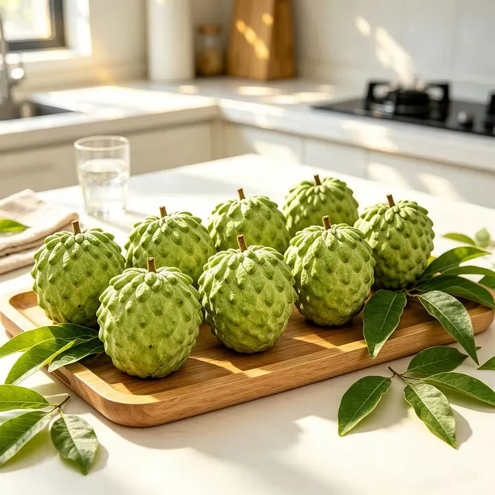 🍐✨Live Sugar Apple Seeds – Sweet Tropical Fruit for Home Gardenarden