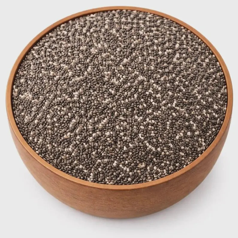 Organic Chia Seeds: High Fiber, Omega-3 Superfood for Smoothies, Baking
