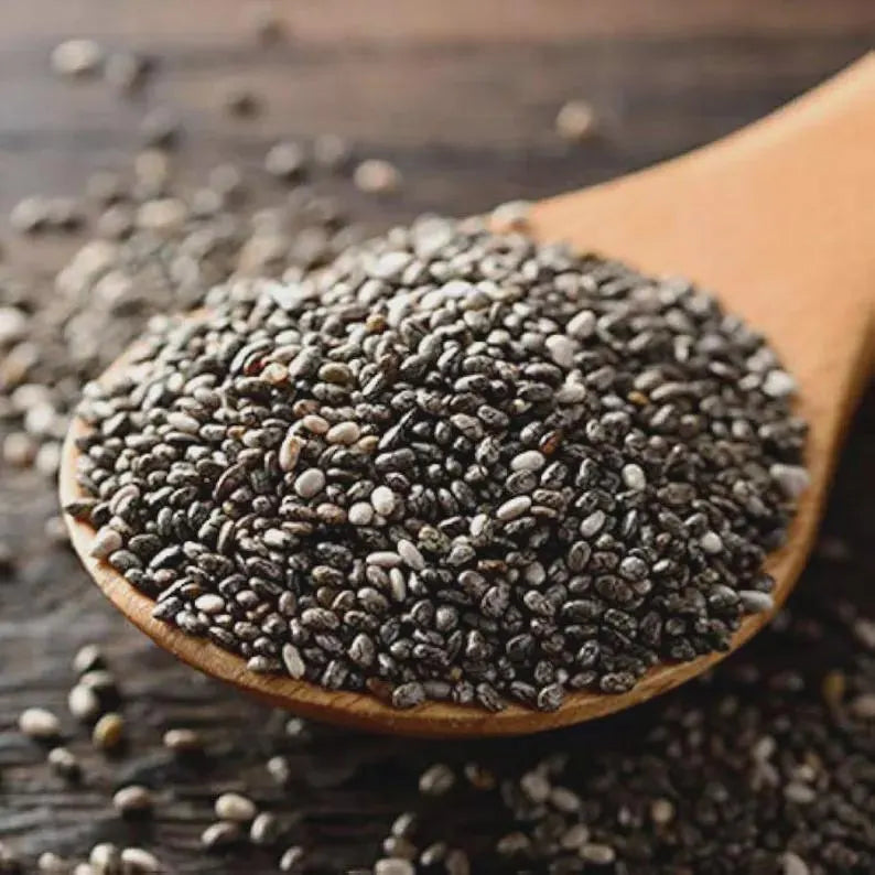 Organic Chia Seeds: High Fiber, Omega-3 Superfood for Smoothies, Baking