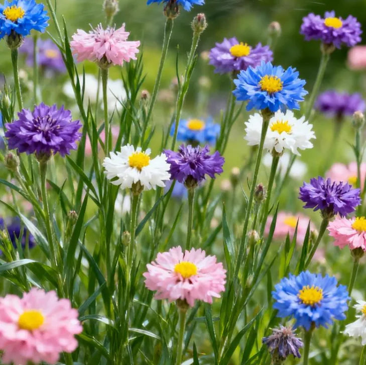 🌱Premium Cornflower Seeds - The"Unstoppable" Wildflower That GrowsAnywhere