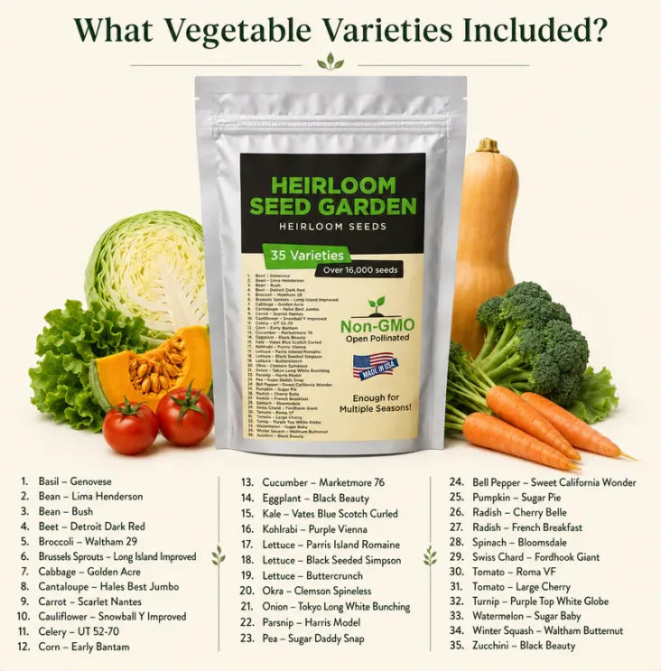 Garden's Pulse Heirloom Seed Vault Kit