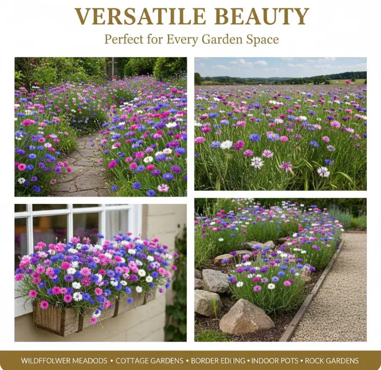 🌱Premium Cornflower Seeds - The"Unstoppable" Wildflower That GrowsAnywhere