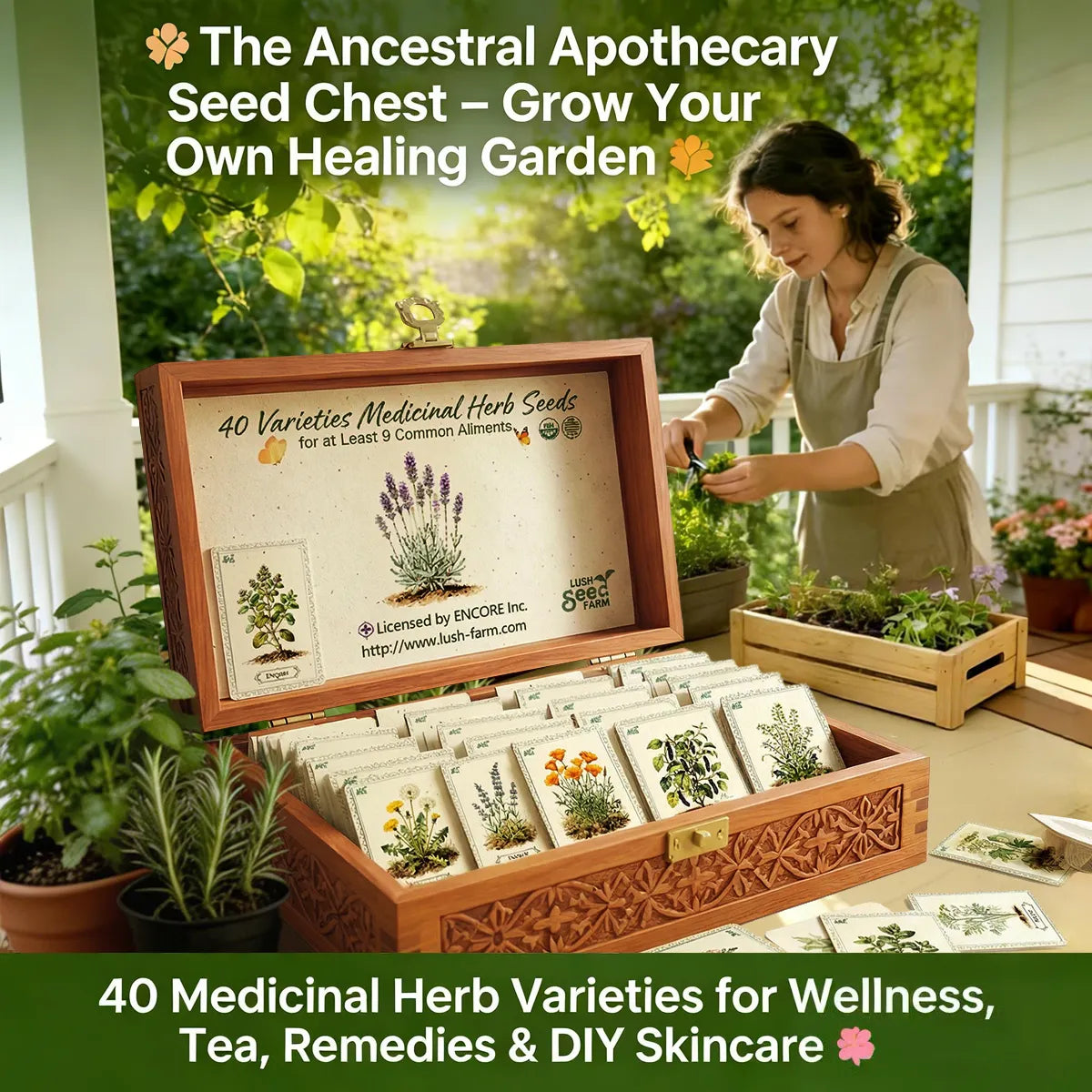 ✨Last Day 60% OFF🌱 - The Ancestral Apothecary Plantable Herb Seed