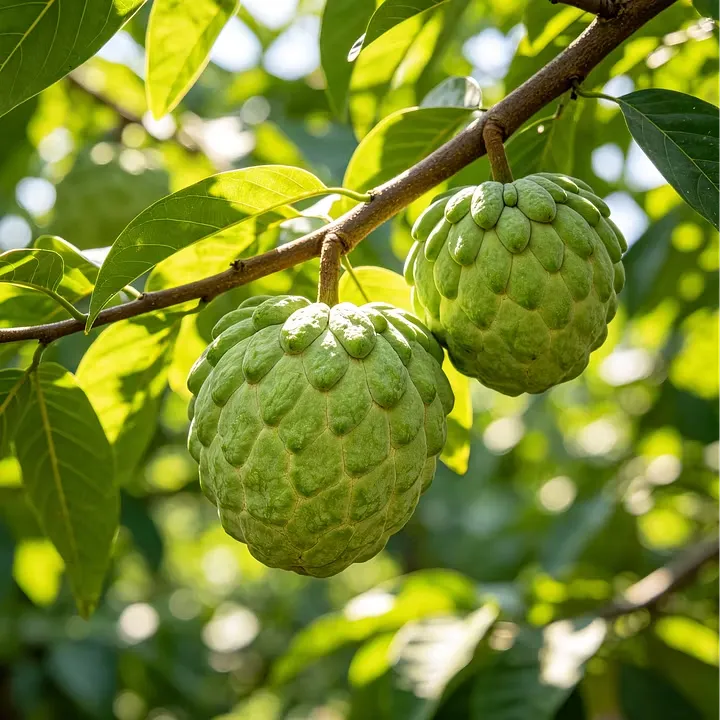 🍐✨Live Sugar Apple Seeds – Sweet Tropical Fruit for Home Gardenarden