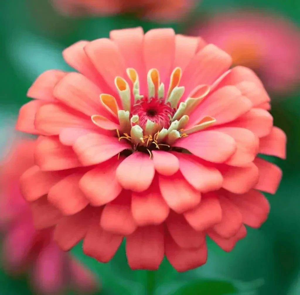 Coral Zinnia Seeds — 25 Count 🌺