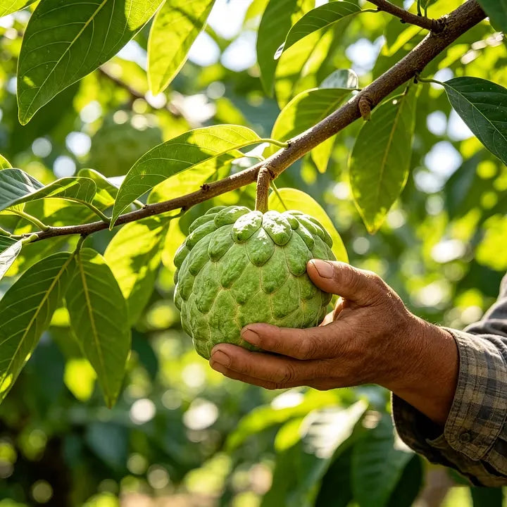 🍐✨Live Sugar Apple Seeds – Sweet Tropical Fruit for Home Gardenarden