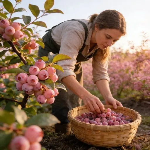 Premium Pink Blueberry SeedsA Uniquely Delightful Taste