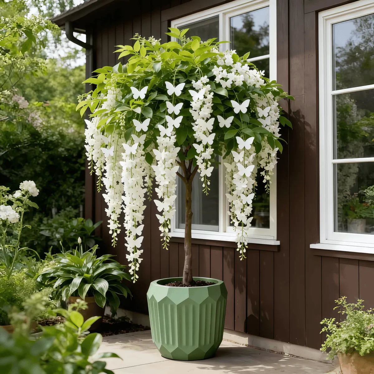 🌿 Golden Silk Hanging Butterfly - The Lucky “Money Tree”